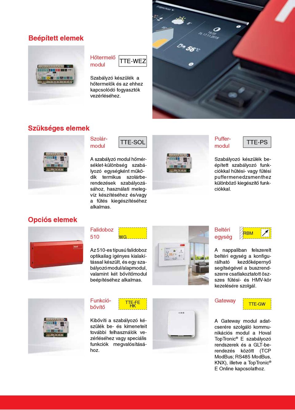 Verbrauchern. und a den hőtermelők dazugehörigen és Verbrauchern. az ehhez kapcsolódó fogyasztók vezérléséhez.