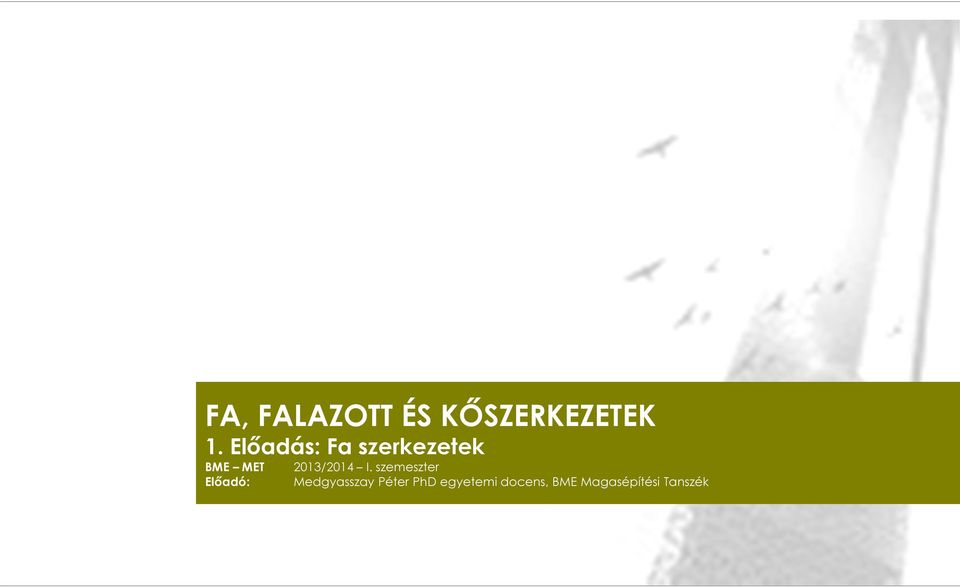 szemeszter Medgyasszay Péter PhD