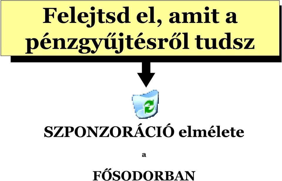 tudsz SZPONZORÁCIÓ