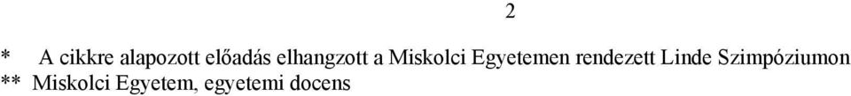 rendezett Linde Szimpóziumon **