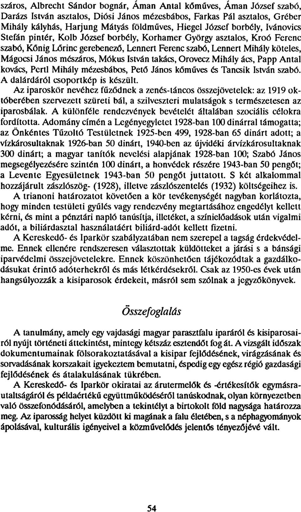 A DOROSZLÓI KISIPAROSOK - PDF Ingyenes letöltés