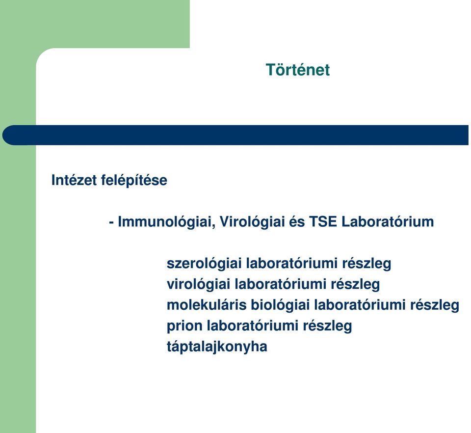 virológiai laboratóriumi részleg molekuláris biológiai