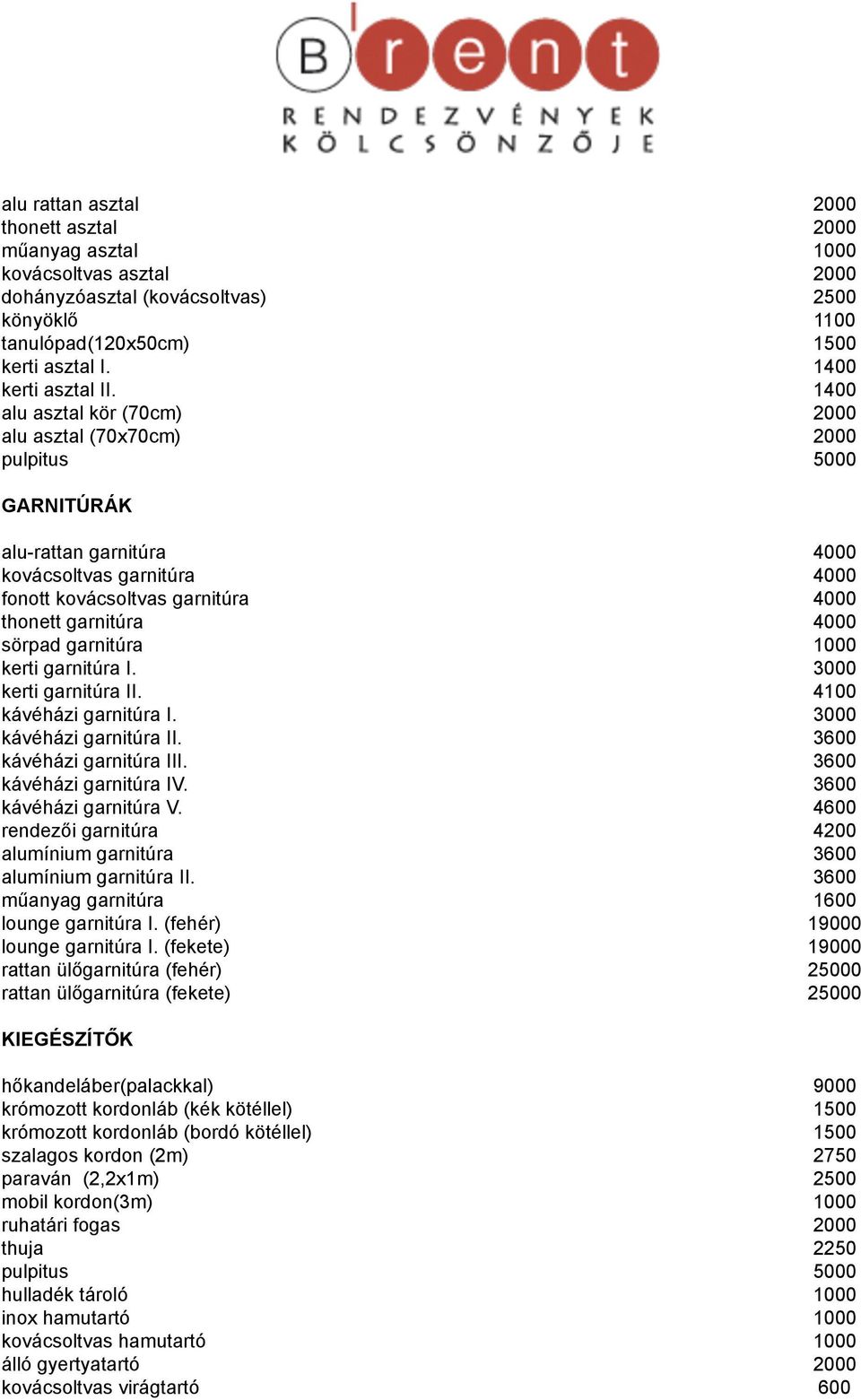 sörpad garnitúra 1000 kerti garnitúra I. 3000 kerti garnitúra II. 4100 kávéházi garnitúra I. 3000 kávéházi garnitúra II. 3600 kávéházi garnitúra III. 3600 kávéházi garnitúra IV.