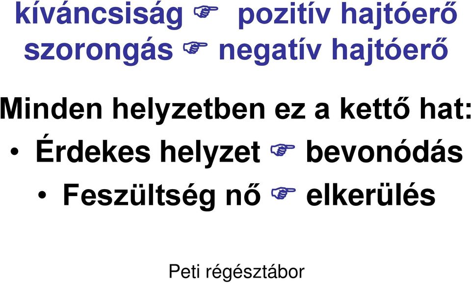 a kettő hat: Érdekes helyzet bevonódás