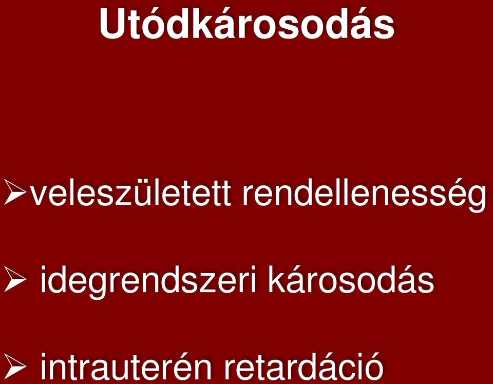 rendellenesség