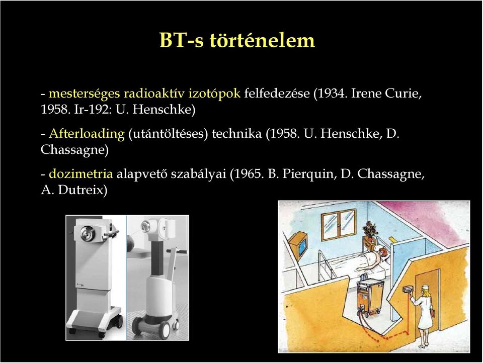 Henschke) - Afterloading (utántöltéses) technika (1958. U.