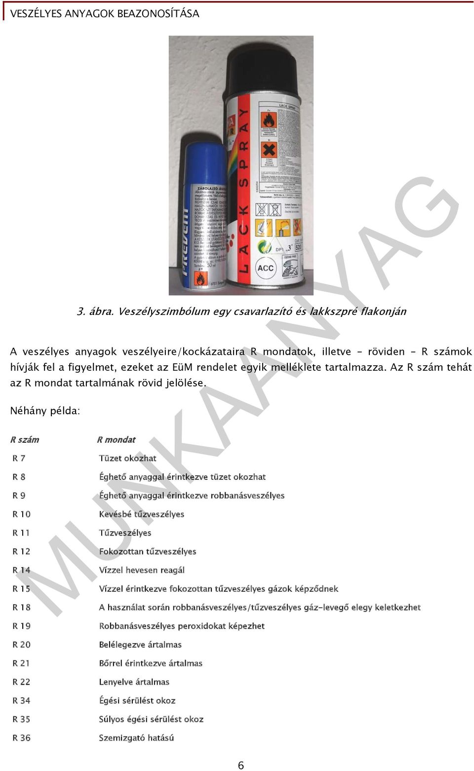 melléklete tartalmazza. Az R szám tehát az R mondat tartalmának rövid jelölése.