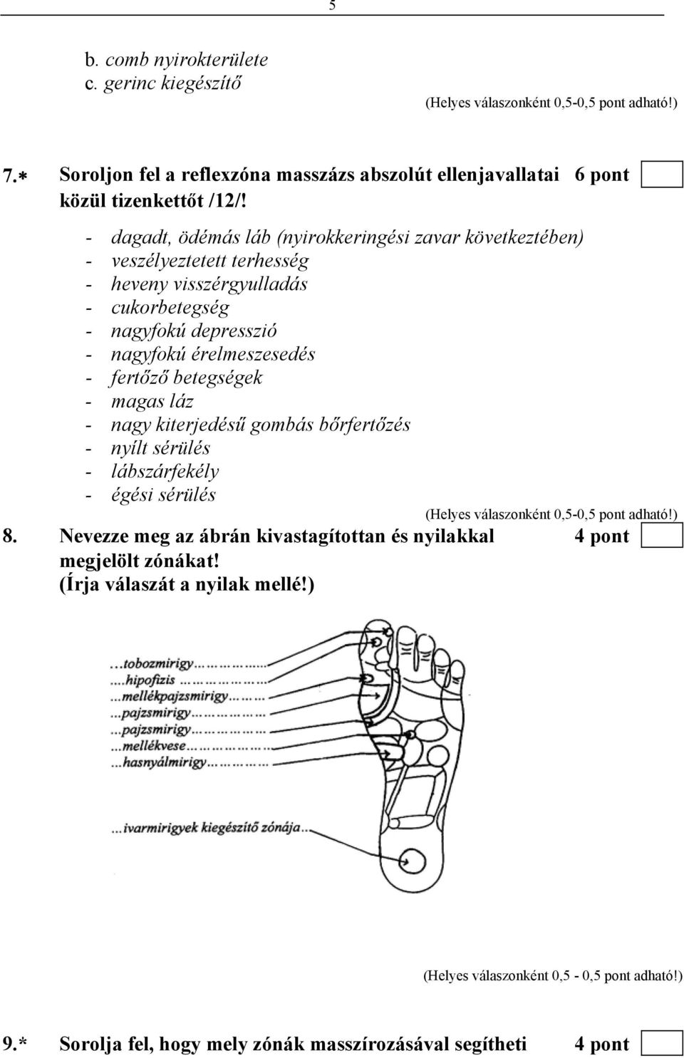 érelmeszesedés - fertőző betegségek - magas láz - nagy kiterjedésű gombás bőrfertőzés - nyílt sérülés - lábszárfekély - égési sérülés 8.