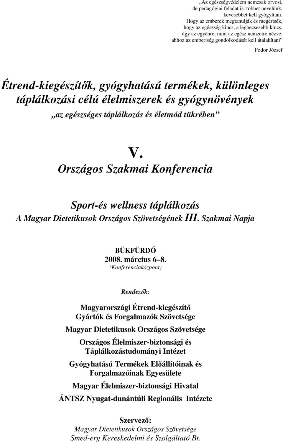 V. Országos Szakmai Konferencia - PDF Free Download