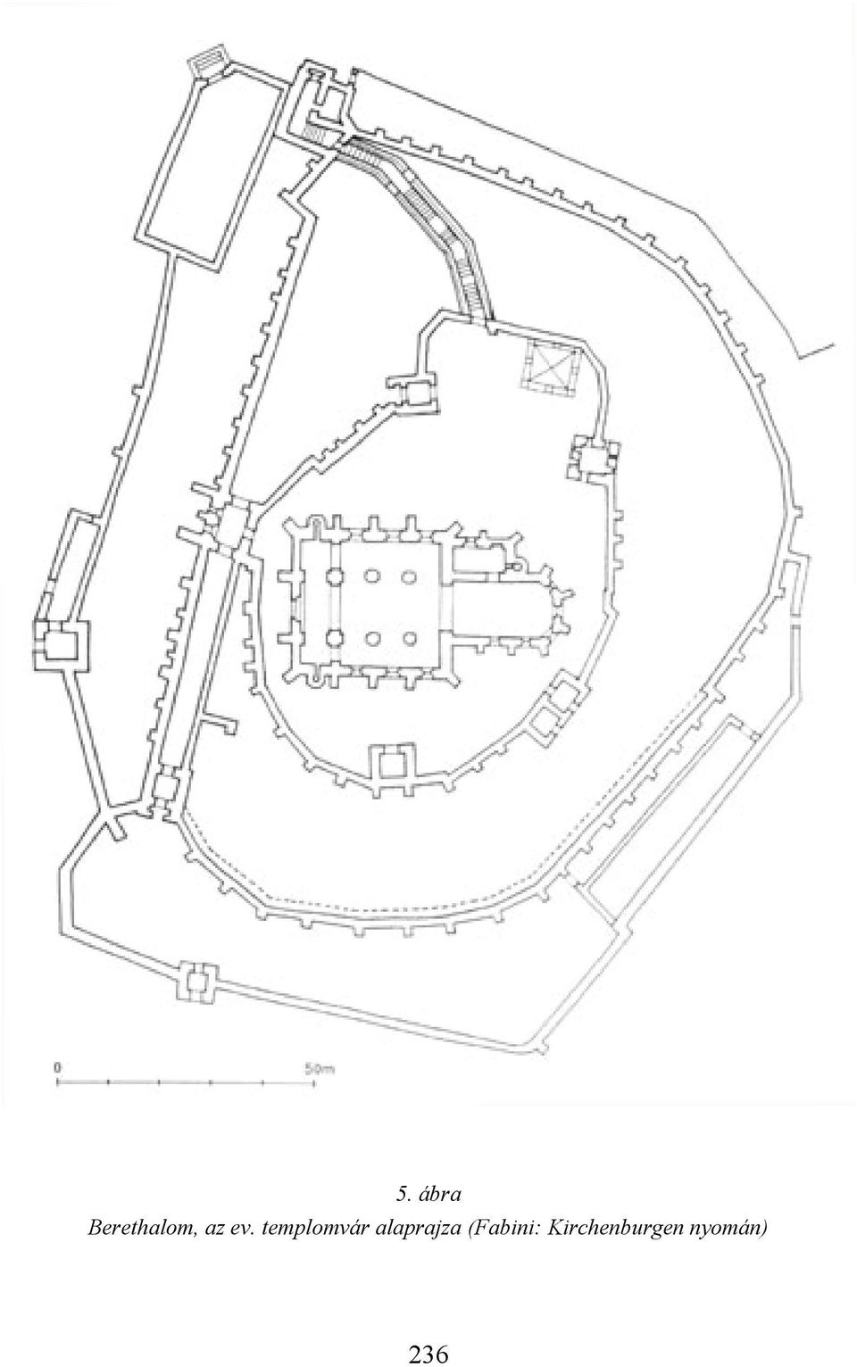 templomvár alaprajza