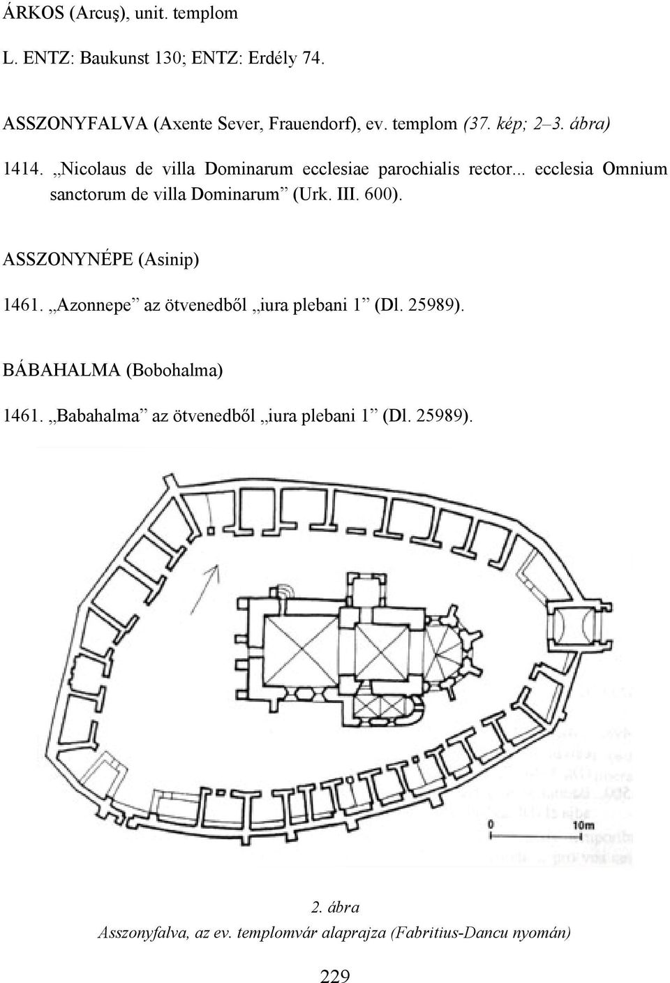 .. ecclesia Omnium sanctorum de villa Dominarum (Urk. III. 600). ASSZONYNÉPE (Asinip) 1461.