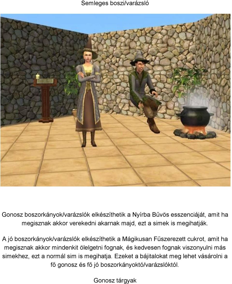 Boszorkányok a Sims 2-be a Nagyvárosi élet kiegészítővel jöttek be a  játékba. - PDF Free Download