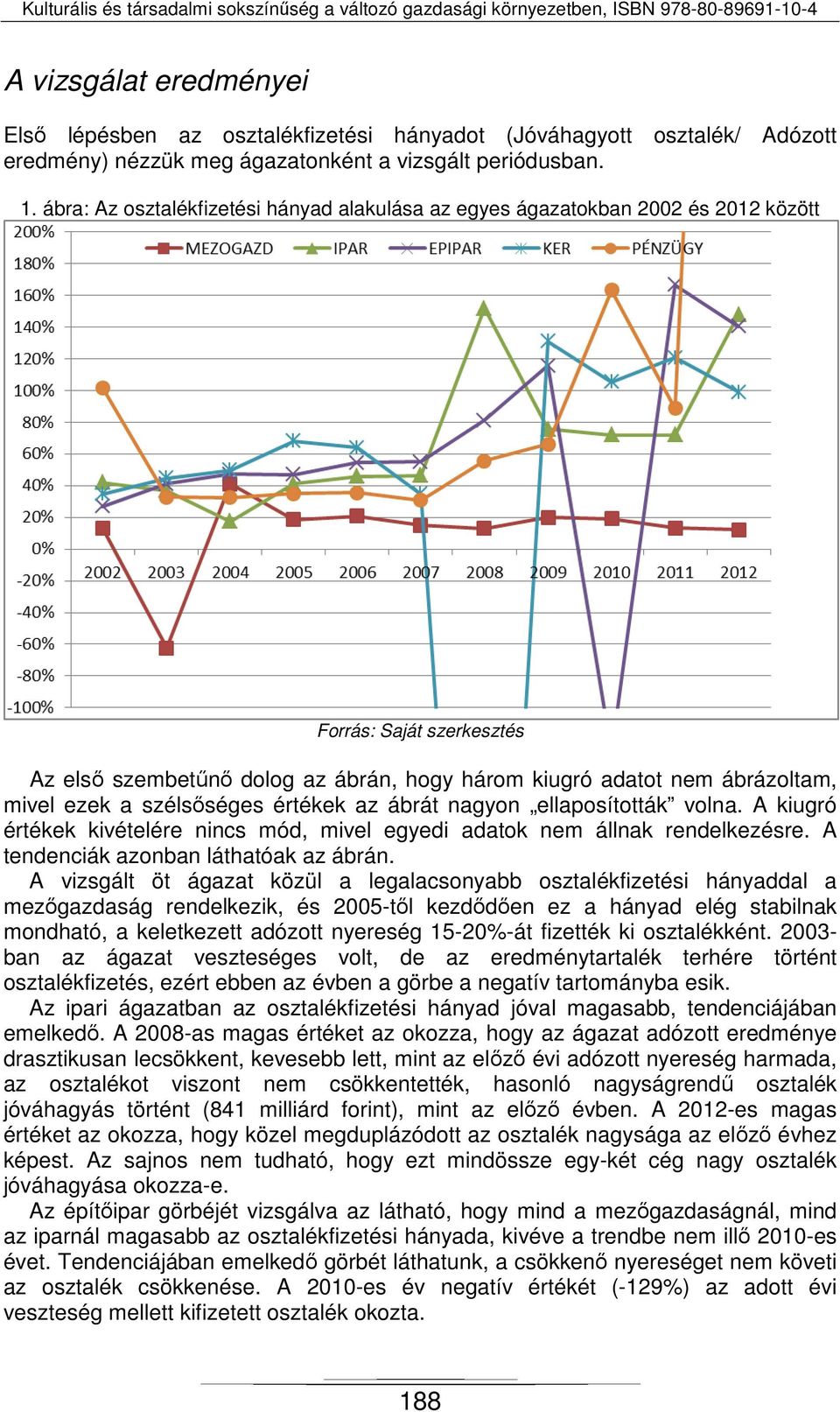 szélsőséges értékek az ábrát nagyon ellaposították volna. A kiugró értékek kivételére nincs mód, mivel egyedi adatok nem állnak rendelkezésre. A tendenciák azonban láthatóak az ábrán.