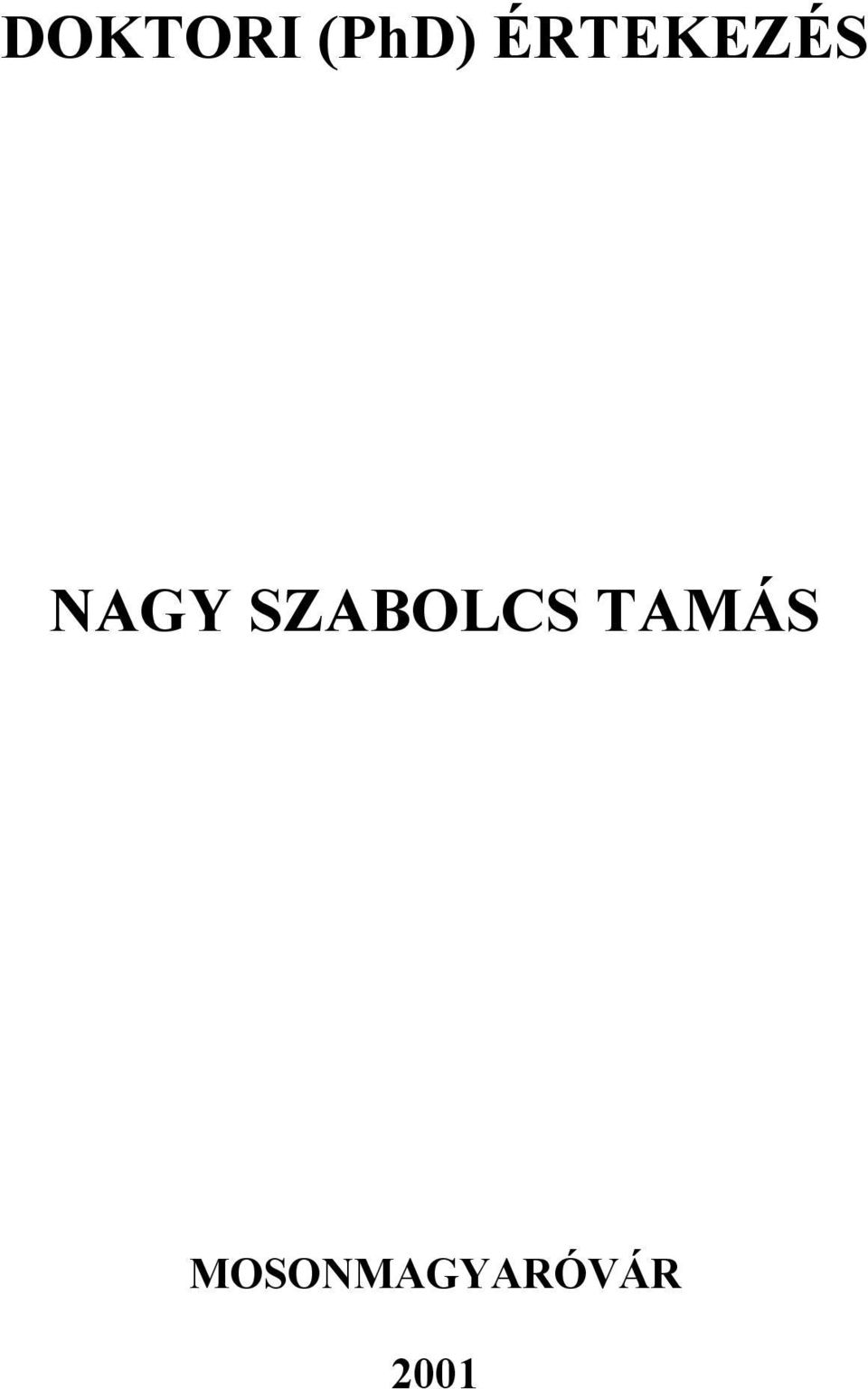 SZABOLCS TAMÁS