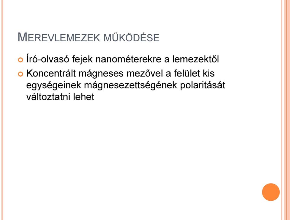mágneses mezővel a felület kis egységeinek