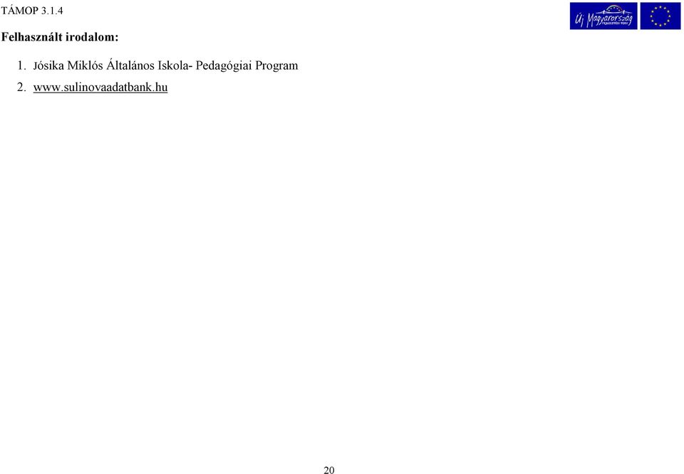 Iskola- Pedagógiai Program