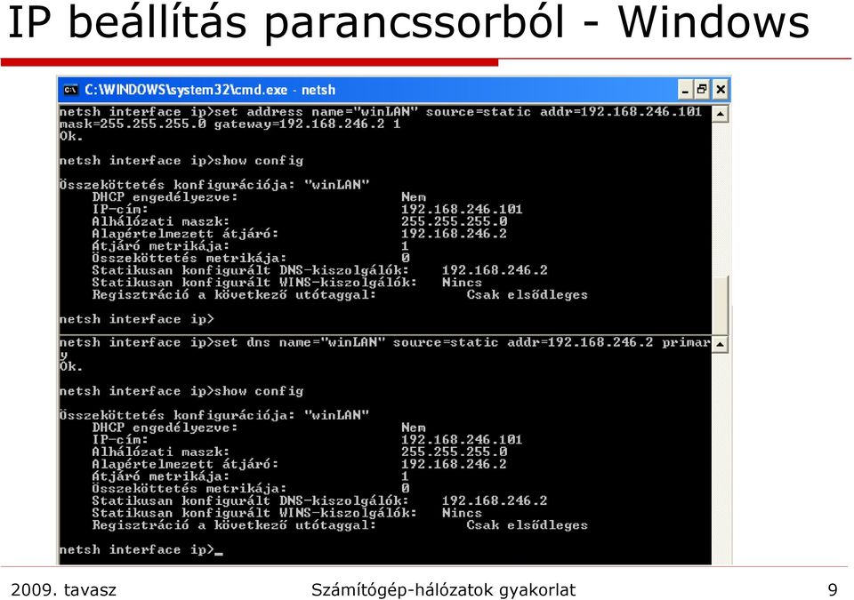Windows 2009.