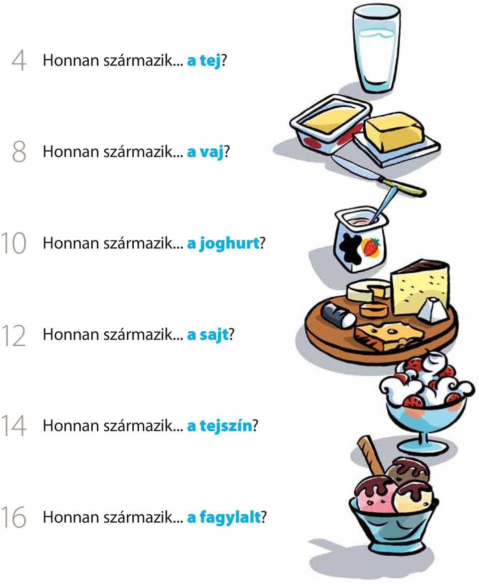 12 Honnan származik... a sajt?