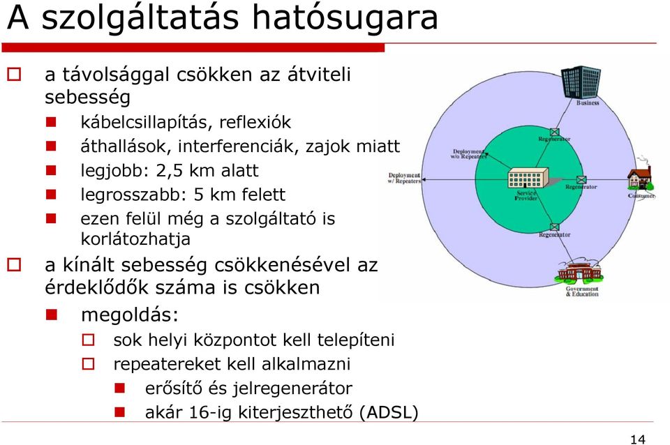 szolgáltató is korlátozhatja a kínált sebesség csökkenésével az érdeklődők száma is csökken megoldás: sok