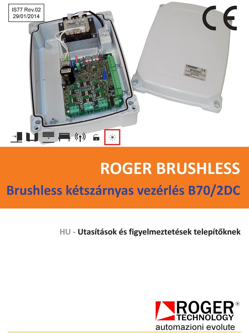 Brushless kétszárnyas vezérlés