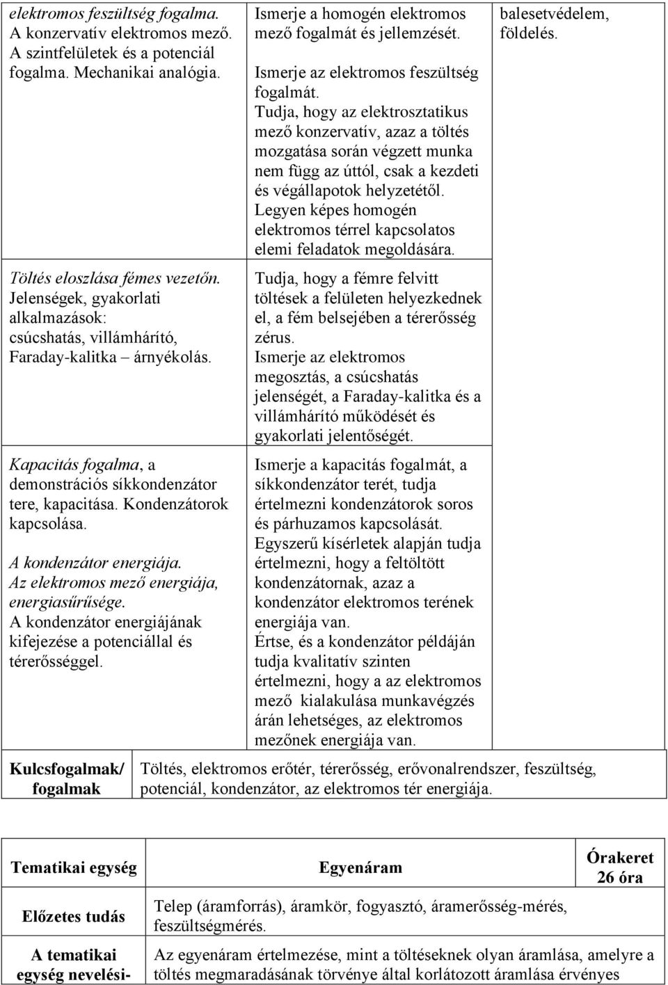 A kondenzátor energiája. Az elektromos mező energiája, energiasűrűsége. A kondenzátor energiájának kifejezése a potenciállal és térerősséggel.