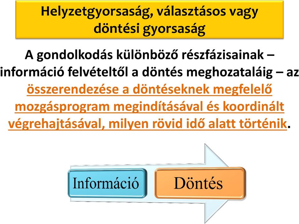 meghozataláig az összerendezése a döntéseknek megfelelő