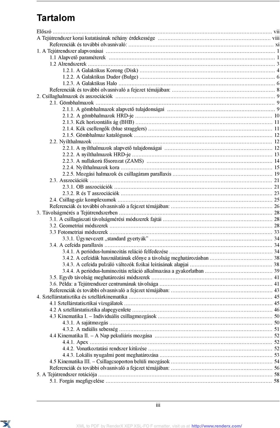 A Tejútrendszer szerkezete - PDF Ingyenes letöltés