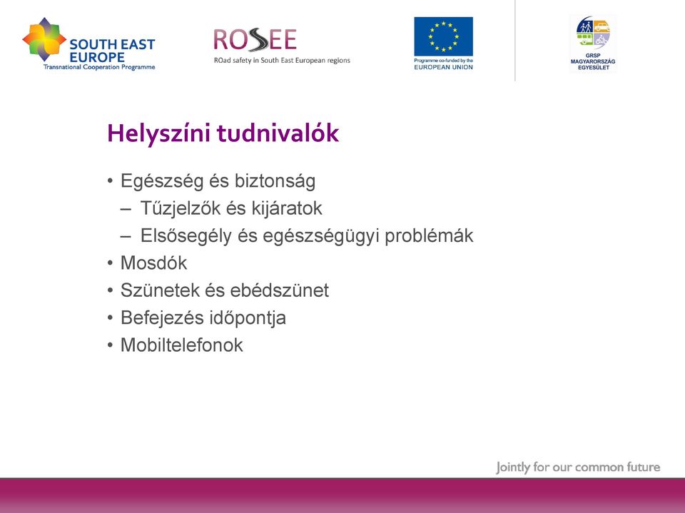 Elsősegély és egészségügyi problémák