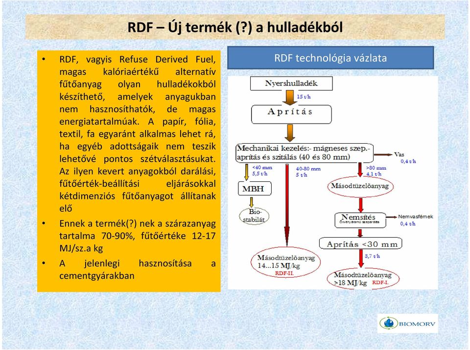 hasznosíthatók, de magas energiatartalmúak.