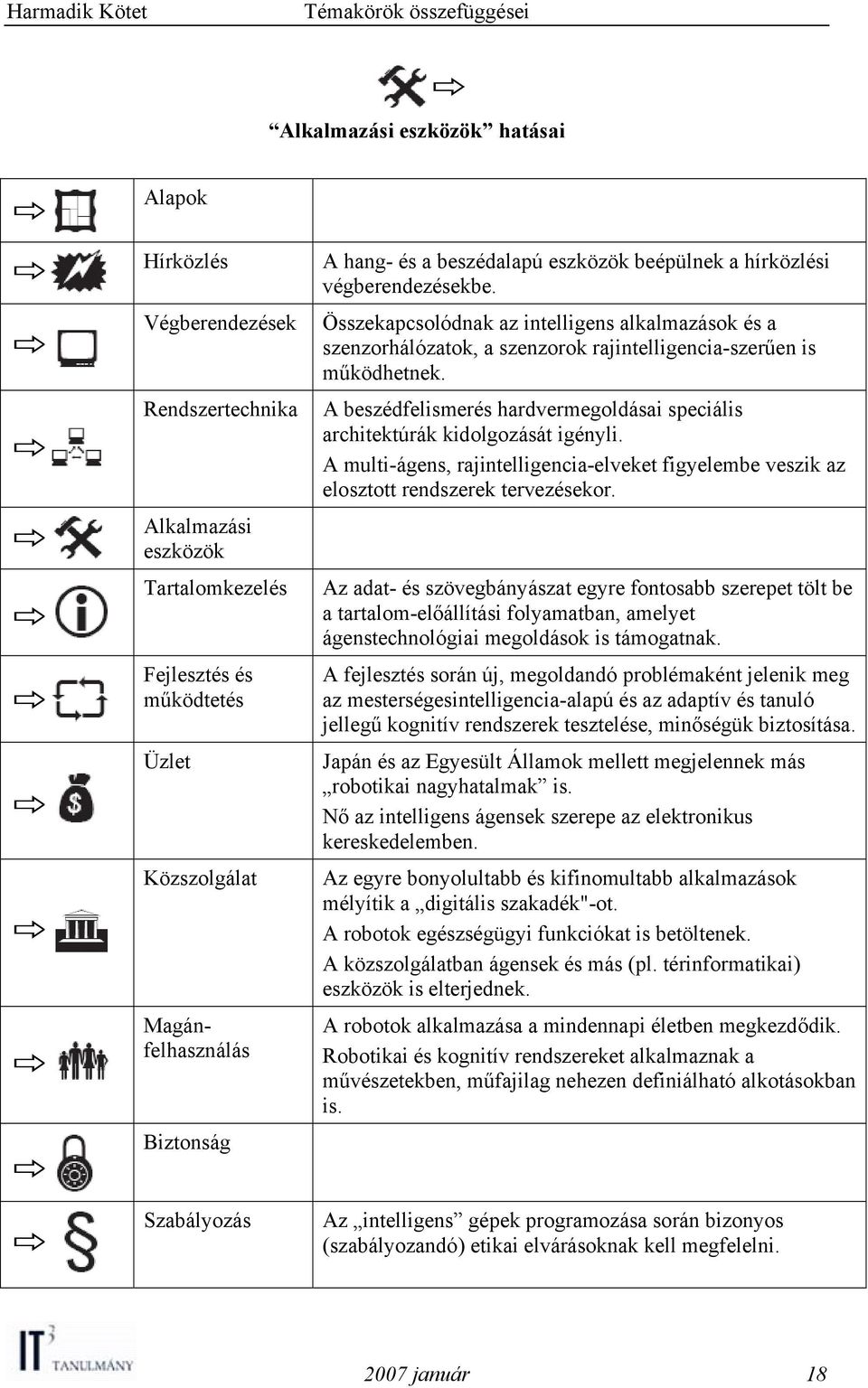 Összekapcsolódnak az intelligens alkalmazások és a szenzorhálózatok, a szenzorok rajintelligencia-szerűen is működhetnek.