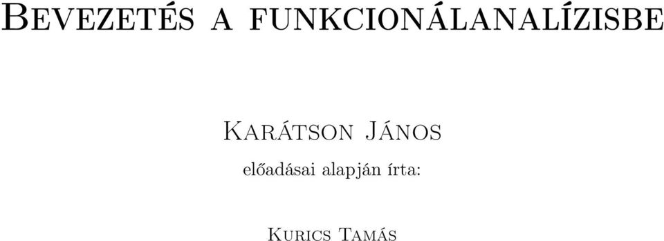 Krátson János