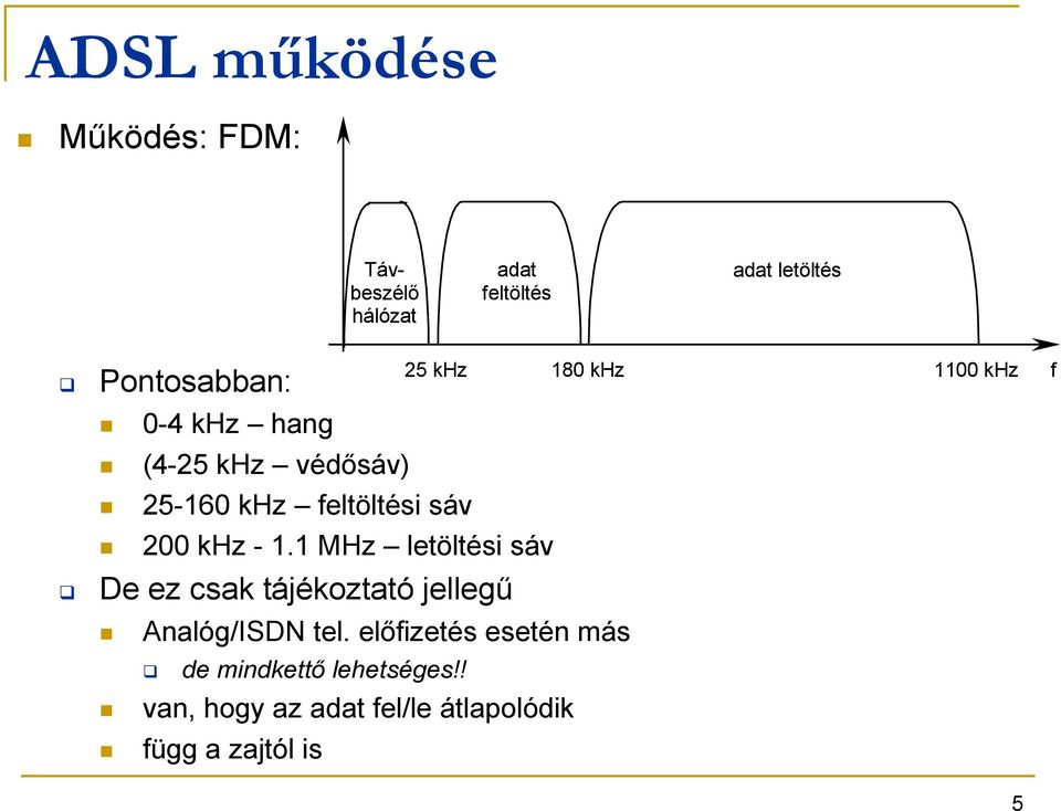 1 MHz letöltési sáv De ez csak tájékoztató jellegő Analóg/ISDN tel.