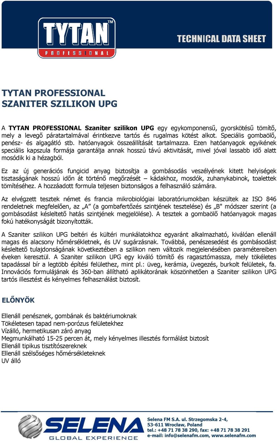 TYTAN PROFESSIONAL SZANITER SZILIKON UPG - PDF Free Download
