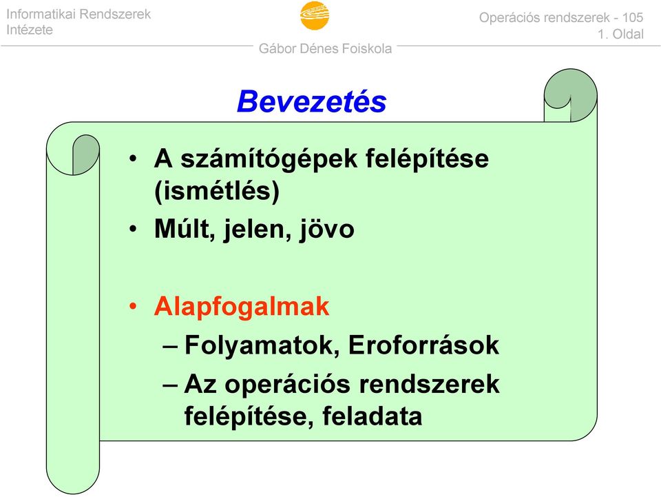jövo Alapfogalmak Folyamatok,