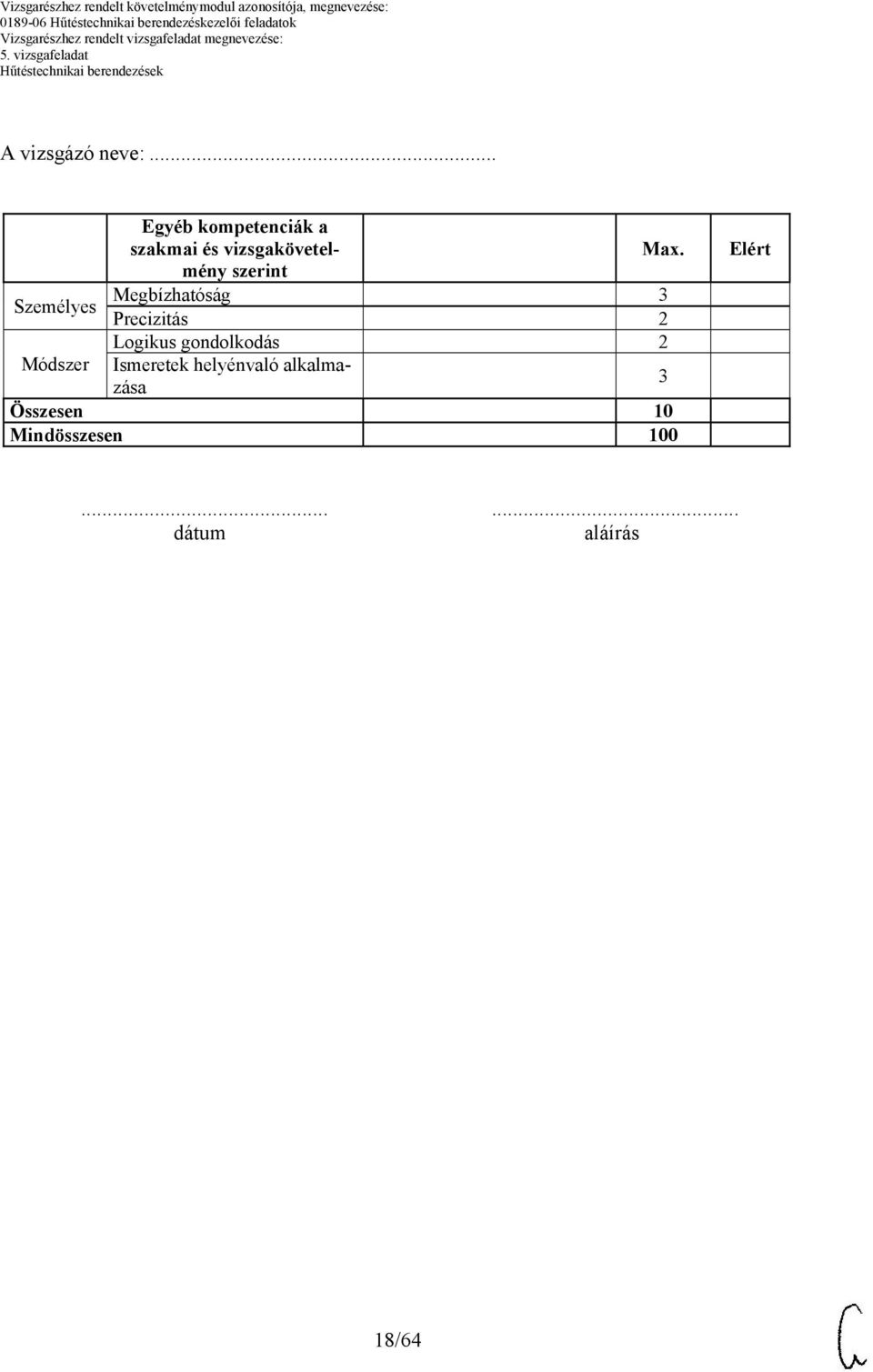 Precizitás 2 Logikus gondolkodás 2 Módszer