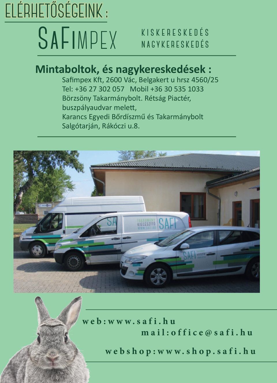 Börzsöny Takarmánybolt.