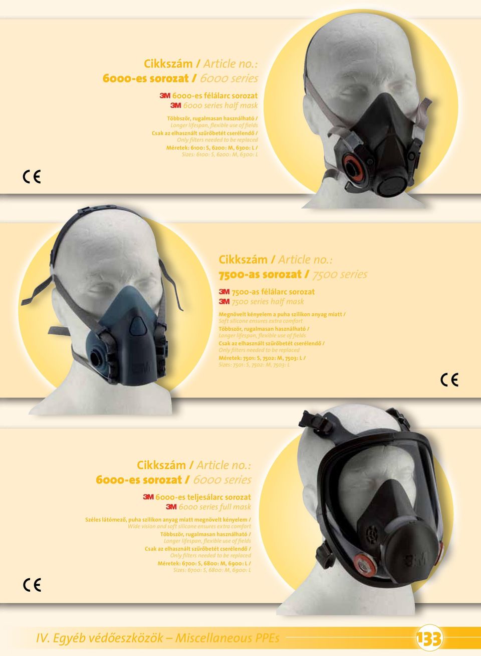 puha szilikon anyag miatt / Soft silicone ensures extra comfort Többször, rugalmasan használható / Longer lifespan, flexible use of fields Csak az elhasznált szûrôbetét cserélendô / Only filters