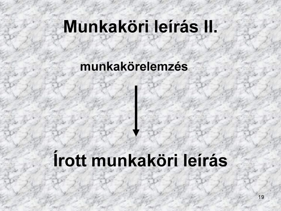 munkakörelemzés