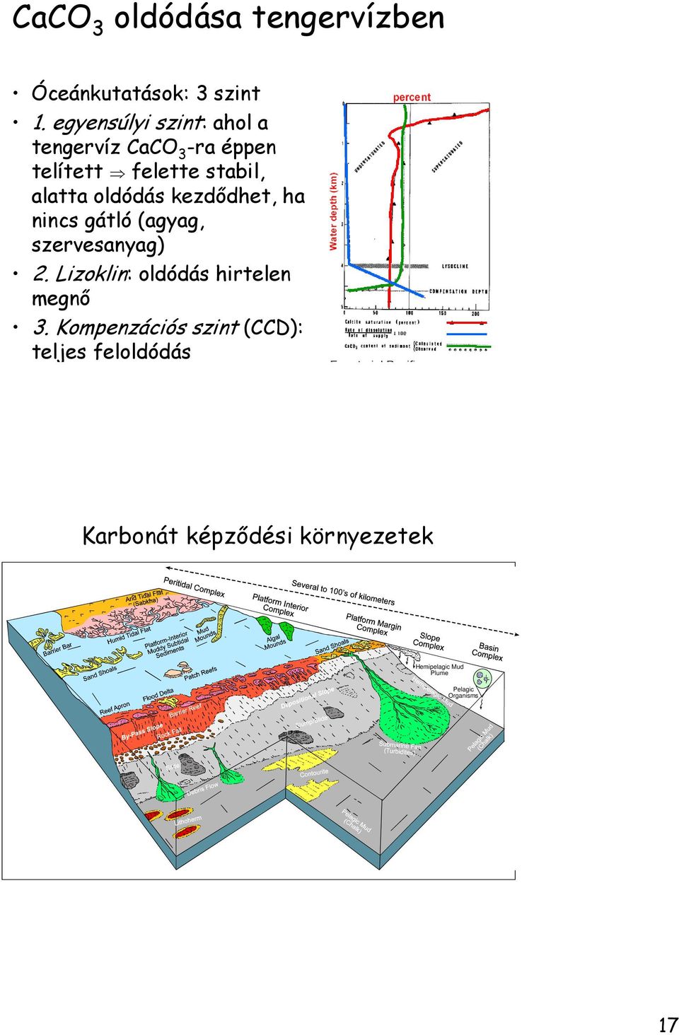 oldódás kezdıdhet, ha nincs gátló (agyag, szervesanyag) 2.