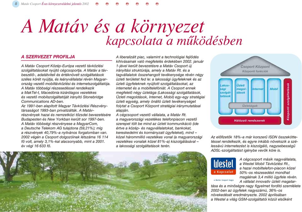 A Matáv többségi részesedéssel rendelkezik a MakTel-t, Macedónia kizárólagos vezetékes és vezetô mobilszolgáltatóját irányító Stonebridge Communications AD-ben.