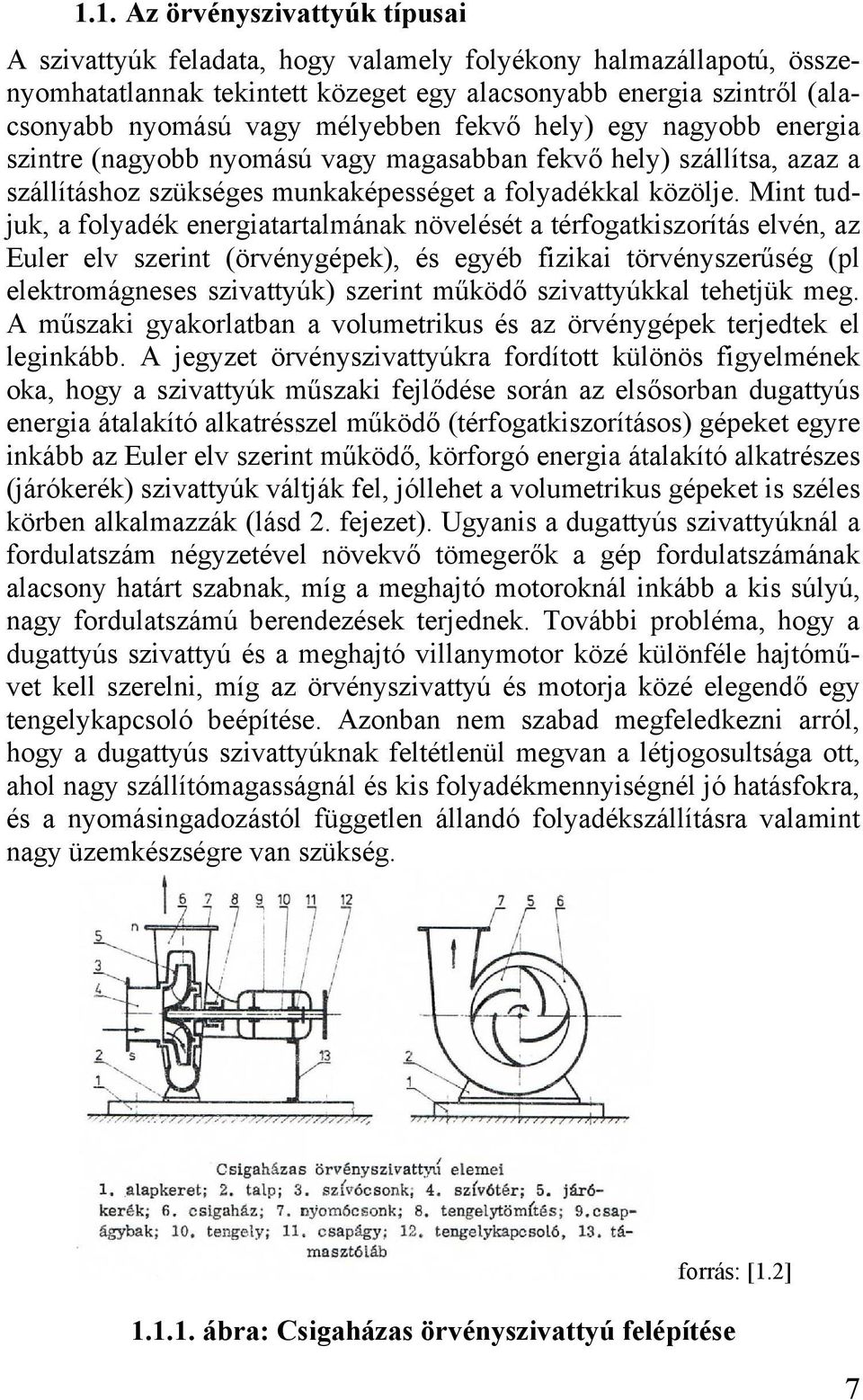 Mint tudjuk, a folyadék energiatartalmának növelését a térfogatkiszorítás elvén, az Euler elv szerint (örvénygépek), és egyéb fizikai törvényszerűség (pl elektromágneses szivattyúk) szerint működő