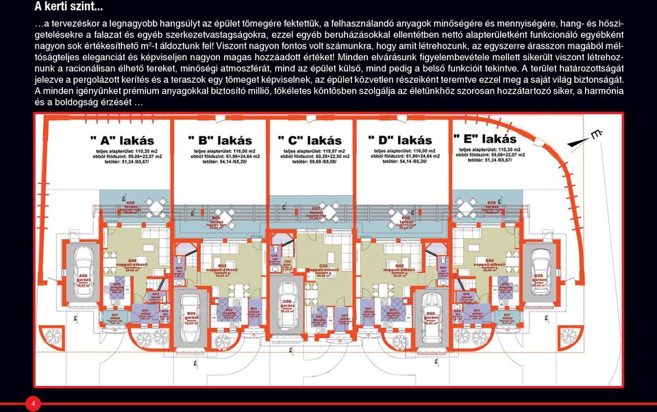 egyéb beruházásokkal ellentétben nettó alapterületként funkcionáló egyébként nagyon sok értékesíthető m 2 -t áldoztunk fel!