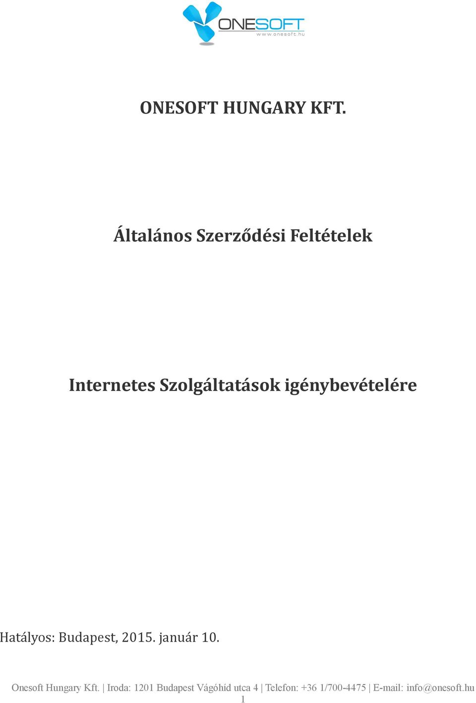 Internetes Szolgáltatások