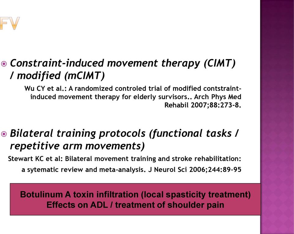 . Arch Phys Med Rehabil 2007;88:273-8.