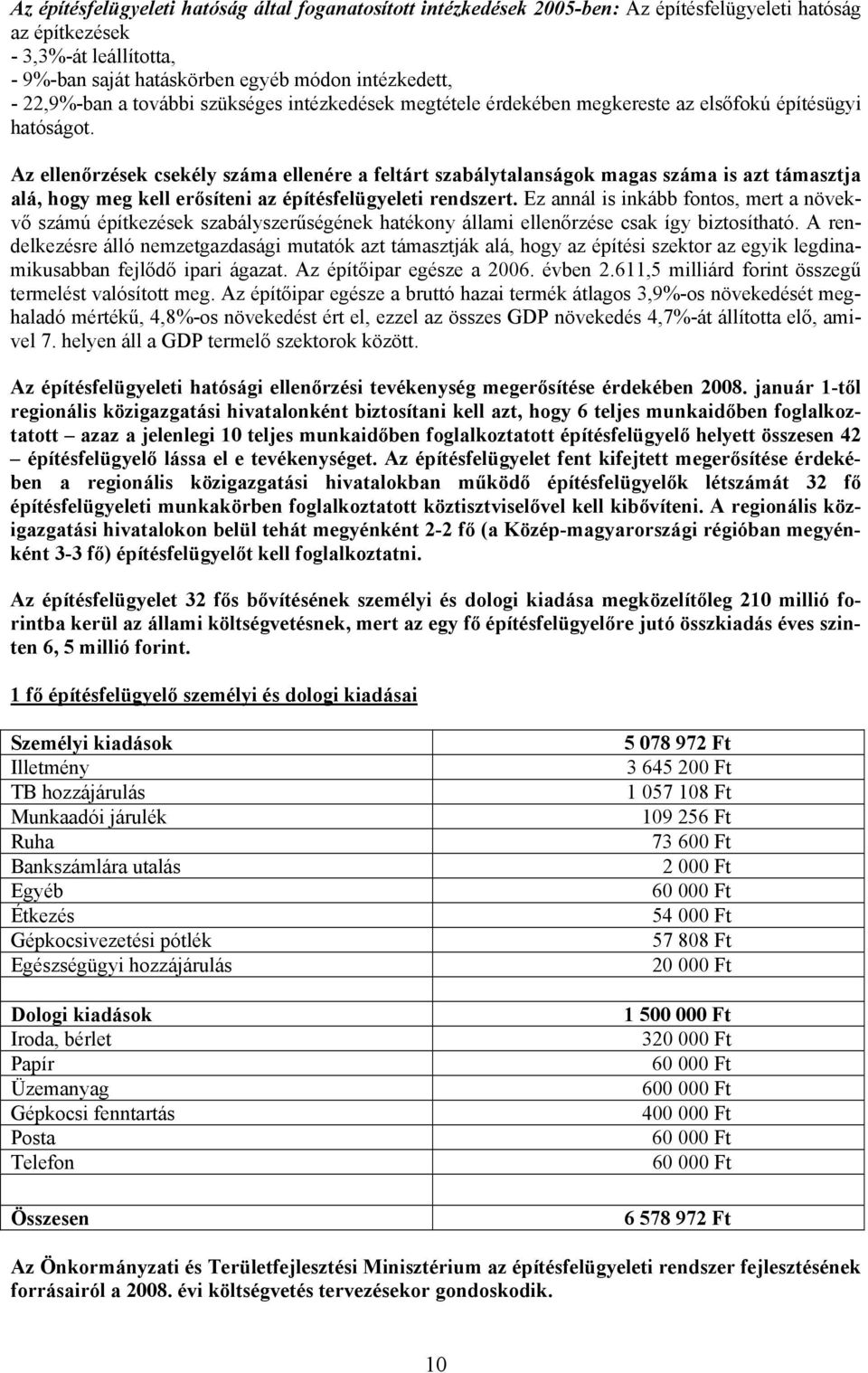 Az ellenőrzések csekély száma ellenére a feltárt szabálytalanságok magas száma is azt támasztja alá, hogy meg kell erősíteni az építésfelügyeleti rendszert.