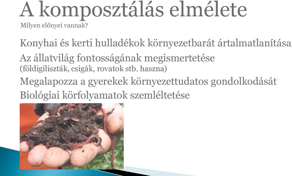 A komposztálás. Elmélete és gyakorlata. Készítette: Varga Istvánné - PDF  Free Download