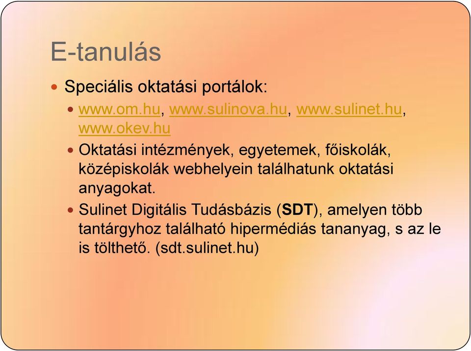 hu Oktatási intézmények, egyetemek, főiskolák, középiskolák webhelyein