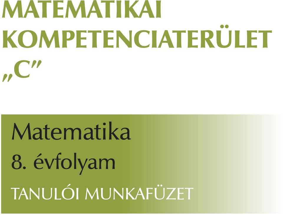 C Matematika 8.