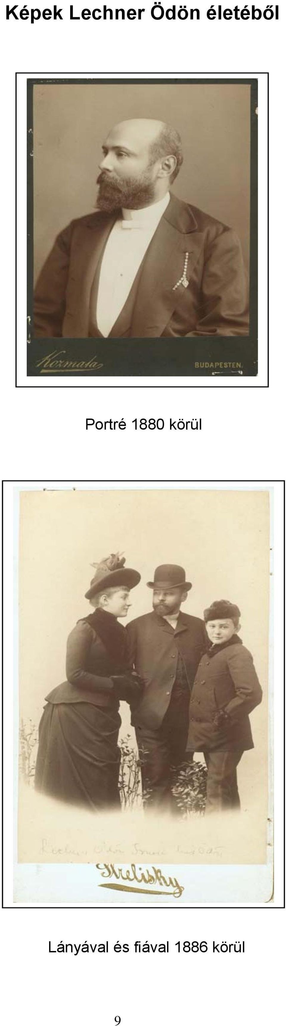 1880 körül Lányával