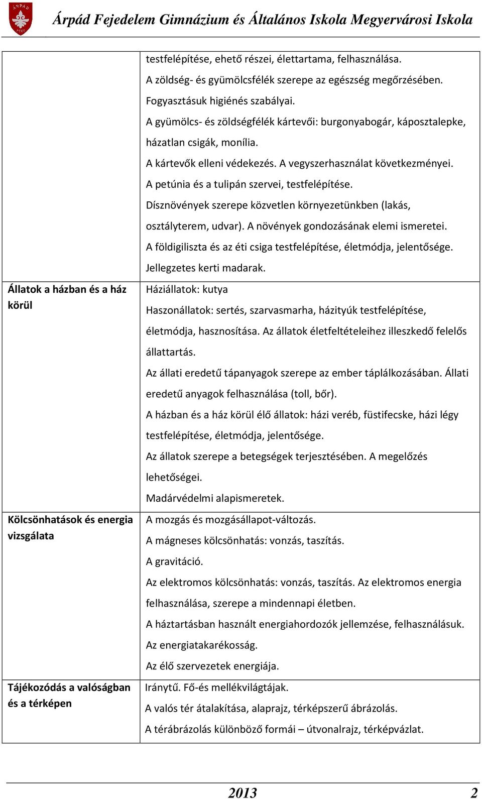 monília. A kártevők elleni védekezés. A vegyszerhasználat következményei. A petúnia és a tulipán szervei, testfelépítése. Dísznövények szerepe közvetlen környezetünkben (lakás, osztályterem, udvar).